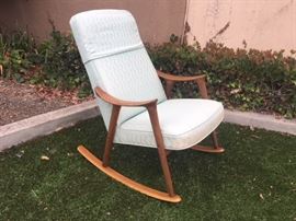 Danish Modern Rocking Chair