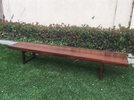 Vintage Rosewood "Krobo" Bench by Torbjørn Afdal for Bruksbo Norway
