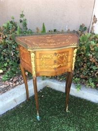 An Antique French 3 Drawer Stand