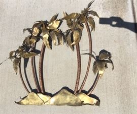 Vintage Metal Wall Sculpture