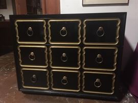 A Vintage Dorothy Draper Hollywood Regency Chest by Heritage-Henredon