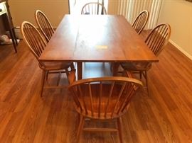 Table and 6 Chairs