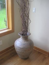 Large floor vase.