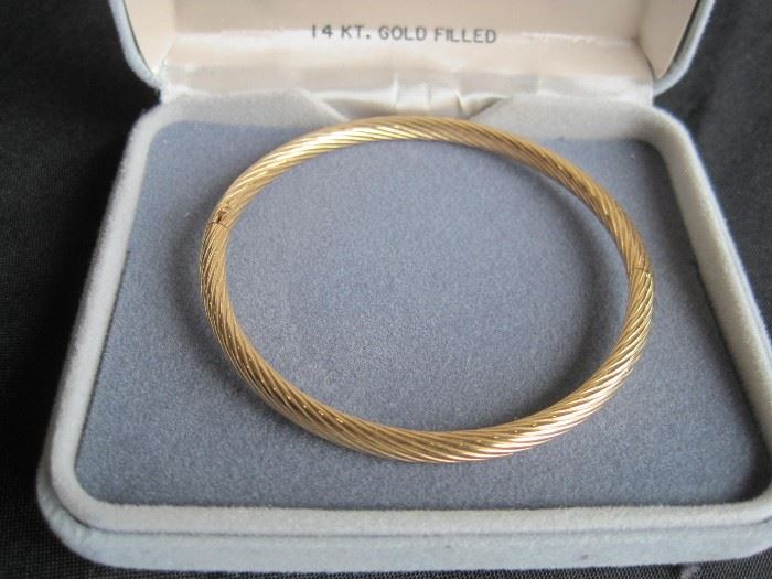14kt gold filled bracelet.