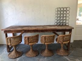 Table $225
Chairs $70 each
Wine Rack $100