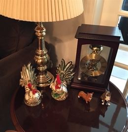 Just a sample of many figurines, lamps, and clocks!