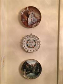 Just a few of the many collectable plates