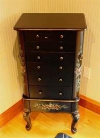 Hand Painted Jewelry Chest
