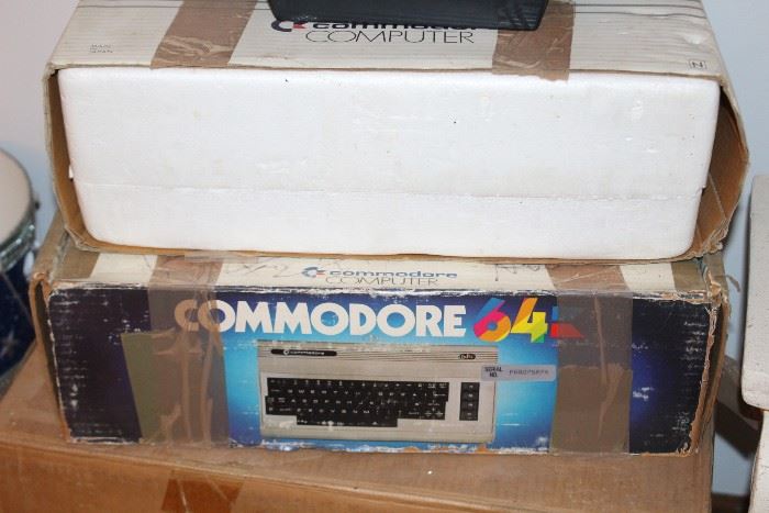 Commodore 64 vintage computer in the box