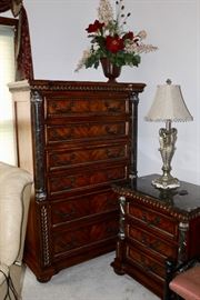 beautiful chest of drawers and second night stand
