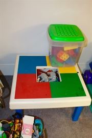 Lego and Duplo table
