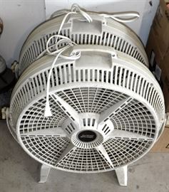 Two 21" Wind Machine fans