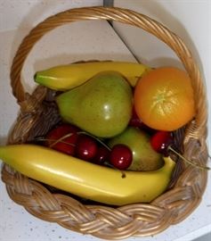 Basket of life like fruit