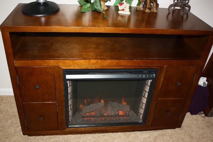 Southern Interprises fireplace with remote