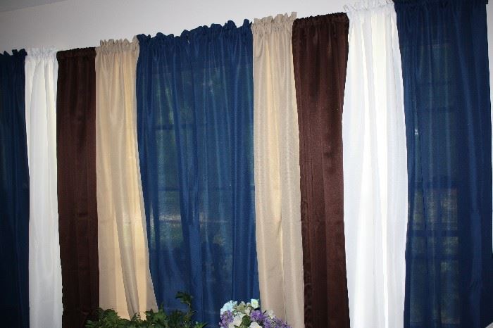 5 sets of curtains/pick a color