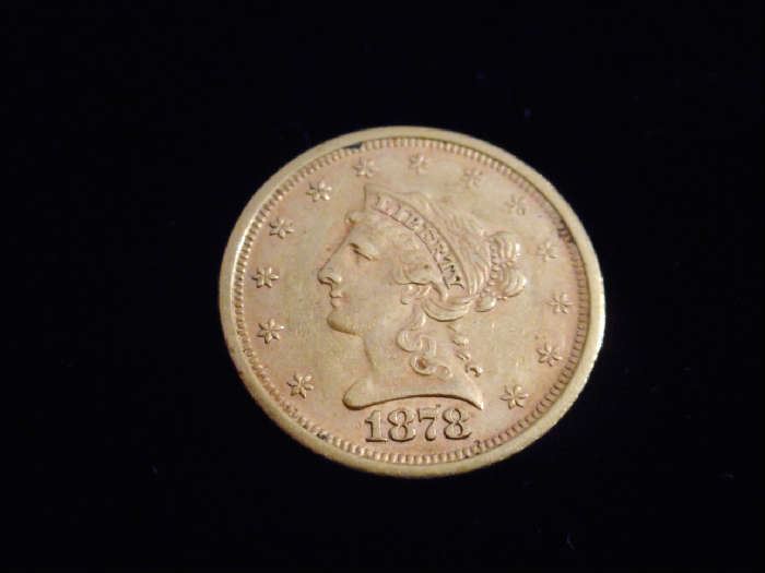 1878 GOLD COIN