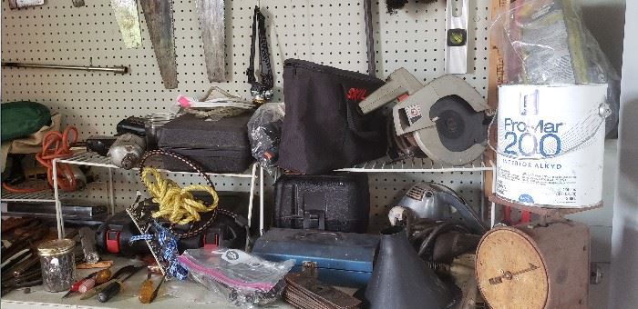 garage, tools
