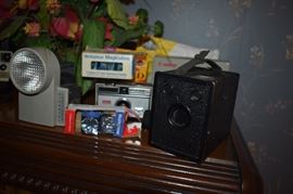 Vintage: Box Cameras, Polaroid Cameras, Movie Cameras plus Equipment and Supplies (we have more than is pictured in these 2 pictures)
