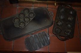 Antique Iron Cookware, many pieces in this Estate