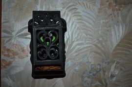 Antique Iron Match Box