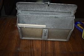 Antique Glass and Metal Mailbox for Mounting on your Wall or Fence