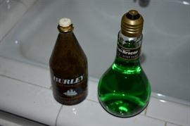 Collectible Old Spice Burley and Mennen Skin Bracer Bottles