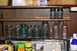 Collectible Mason Jars (we have cases of Canning Jars!)