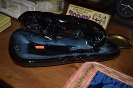 Very Collectible Panther with Glass Eyes