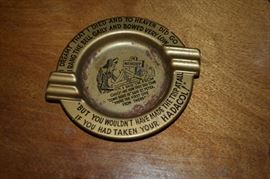 Hadacol Advertising Ashtray in Superb Condition should go with whoever buys a Full Bottle of Hadacol Syrup also available in this Estate!