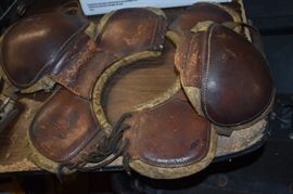 Early 1900's Raliegh Football Shoulder Pads - Extremely Rare!