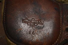 Early 1900's Raliegh Football Shoulder Pads - Extremely Rare!