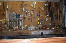 Wall of misc. Tools and Workshop Items