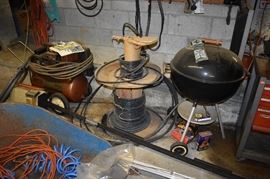 Bar be Que, Coiled, Insulated Coiled Copper Wire and Air Compressor