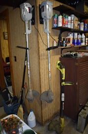 Pair of Ryobi Cordless Weeders