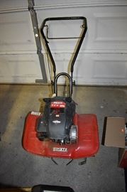 HUSKEE 12", 22", 24", Garden Tiller with Adjustable Width