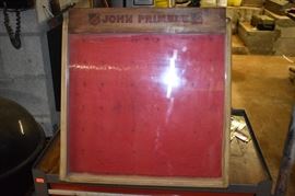 Antique John Primble Store Display Case for Knives and Scizzors