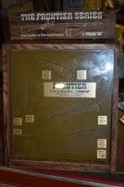 Vintage Frontier Series Imperial Lock Backs Pocket Knife Store Display Unit