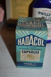 Antique Advertising Medicine Bottles - Hadacol Capsules