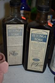 Antique Advertising Medicine Bottles - Retonga Tonic