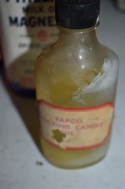 Antique Advertising Bottle - VAPCO Coating Candle Oil