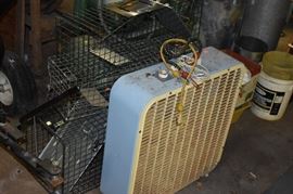 Box Fan plus Very Nice Animal Traps