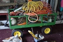Awesome Utility Wagon loaded with Air Hoses and More!