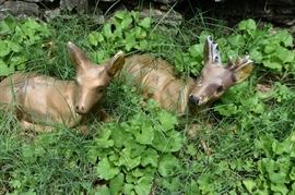 Vintage Concrete Deer