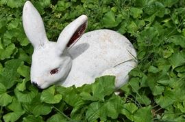 Vintage Concrete Rabbit