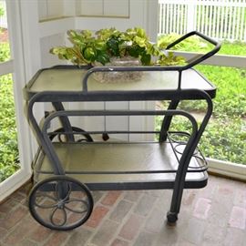 Outdoor tea cart