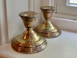 Sterling weighted candlesticks