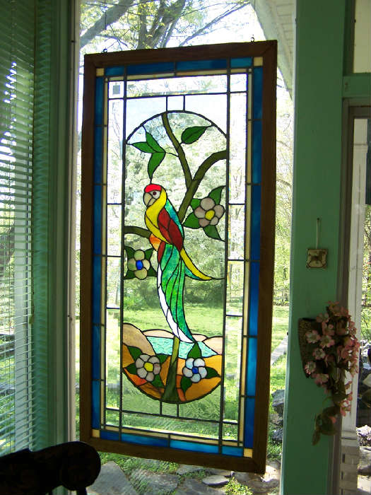 1 of Many Stained Glass Framed Windows