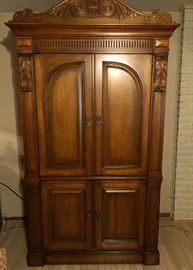 Mahogany Armoire by Heckman 46"x26"x90"