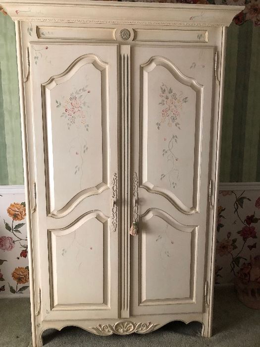 White Armoire by Ethan Allen 45"x20"x80"