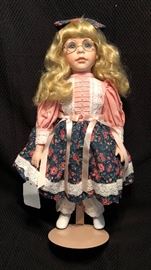 Sondra - Bette Ball for Goebel.  18" Porcelain Musical Doll "Never on Sunday".  Number 531/1000.  Great Condition w/ box.